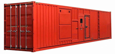 Дизельный генератор MGE P1500MH 6300 В в контейнере ДЭР